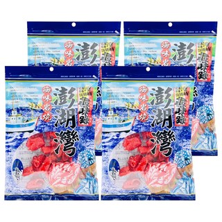 台灣尋味錄 澎湖灣鐵板燒 口感紮實濕潤 一口塞的大小, 110g, 4包