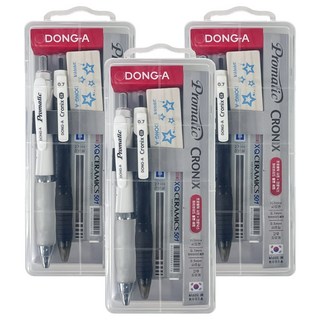 동아 프로매틱 샤프 + 볼펜 문구세트, 혼합 색상, 3세트