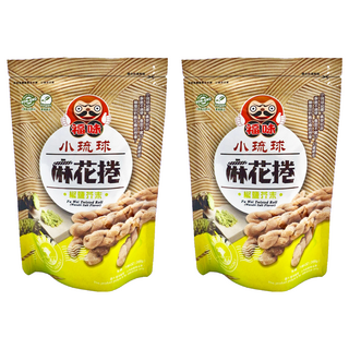 福味 小琉球麻花捲 椒鹽芥末, 200g, 2包