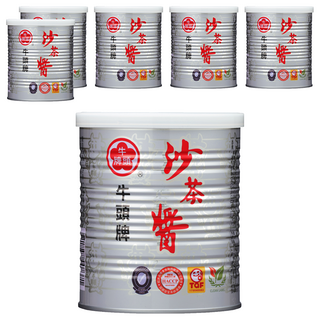 牛頭牌 沙茶醬，萬用料理醬，燉煮燒烤沾醬都適合, 737g, 6罐