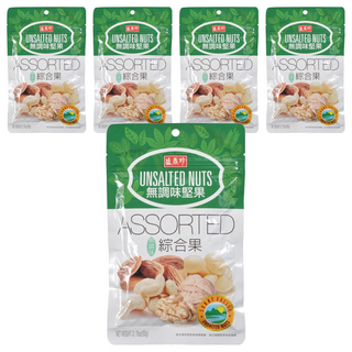 盛香珍 無調味綜合果, 90g, 5包