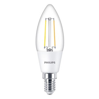 PHILIPS 飛利浦 LED護眼 仿鎢絲蠟燭燈 3W, 黃光, 1個