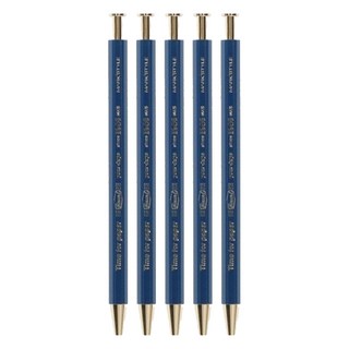 MARK'S Time for Paper 復古六角木軸原子筆, 海軍藍色, 5支