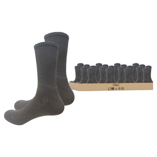 D&G 男運動長襪 12雙