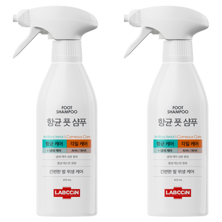 LABCCiN 角質護理足部清潔慕斯 410ml, 1入, 2個