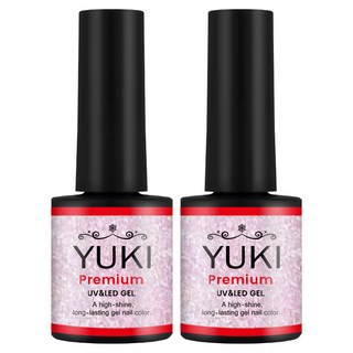 YUKI 優質彩色凝膠 10g, 050號粉水晶, 2個
