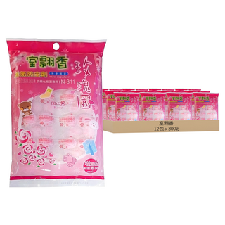 室翲香 和紙散裝防蟲錠 玫瑰, 300g, 12包