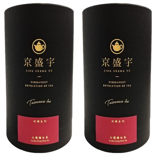 京盛宇 大慢種白茶 30g 品味罐, 台灣茶葉, 1罐, 2罐
