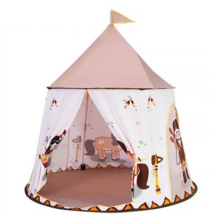 PAPA'S TOY 可愛風圓形印地安帳篷, 多色, 1個