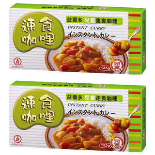 工研 益壽多兒童速食咖哩, 125g, 2盒