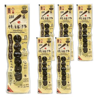 福記 原味鐵蛋 一包6粒 30g - Q彈有嚼勁 獨立真空包裝 方便攜帶, 6個