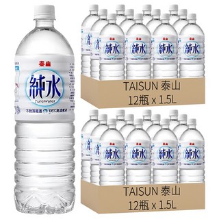 TAISUN 泰山 純水, 1500ml, 24瓶