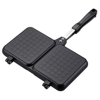 CAPTAIN STAG 鹿牌 雙格熱壓吐司夾 鑄鋁, 360mm, 1個