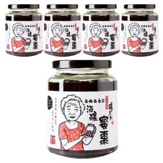 醬王殿 精選酒釀蜜棗, 手工製作，傳統風味，養身補血，純天然食材，安心無負擔, 450g, 5罐