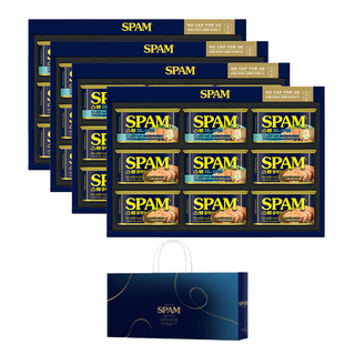 스팸 8C호 선물세트 + 쇼핑백, 4세트