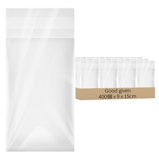 Good given 黏貼OPP袋 透明色, 400個