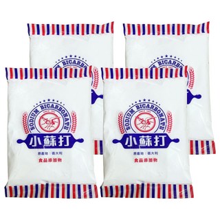 壽生 食品級小蘇打 - 烘焙、清潔多用途 義大利原產 經濟實惠大包裝, 450g, 4包