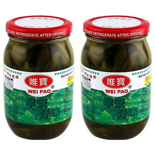 唯寶 剝皮辣椒, 無防腐劑, 無人工色素, 450g, 2罐