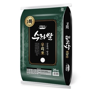 더담은 우리미 수라쌀, 특등급, 20kg, 1개