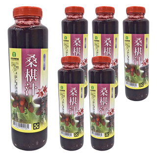 埔里農會 桑椹汁, 800g, 新鮮桑椹製成, 6瓶