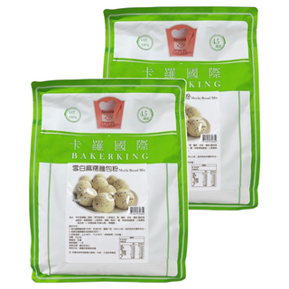 Bakerking 卡羅 雪白麻糬麵包粉, 2kg, 2袋