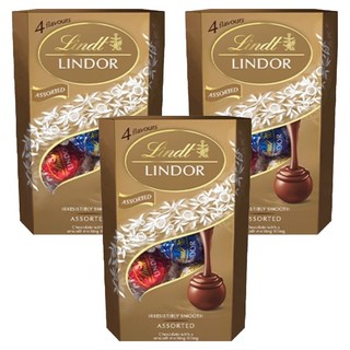Lindt 瑞士蓮 LINDOR LINDOR綜合巧克力球, 200g, 3盒
