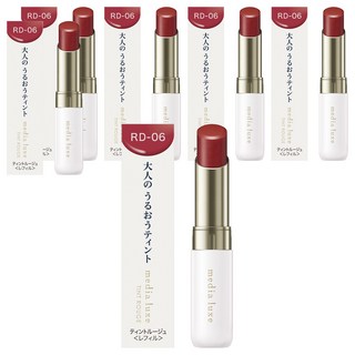 media 媚點 台灣公司貨 潤透渲彩唇膏, RD-06, 6支, 3.1g