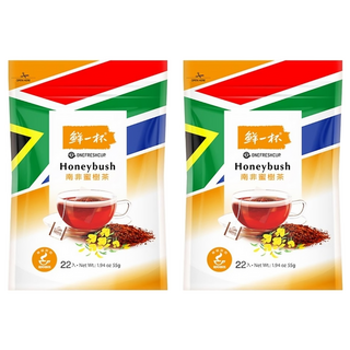 鮮一杯 南非蜜樹茶 無咖啡因 低單寧酸, 2.5g, 22包, 2袋
