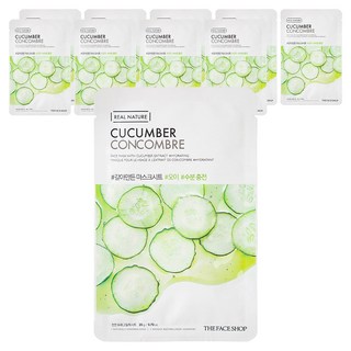 더페이스샵 갈아만든 마스크시트 오이, 1개입, 10개