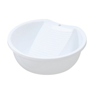 Salrimjejaksso 迷你洗衣板洗衣盆, 1個, 白色