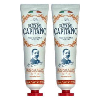 PASTA DEL CAPITANO 義大利隊長牙膏 紅色經典, 75ml, 2條