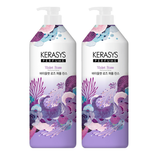 KERASYS 紫羅蘭玫瑰香氛潤髮乳, 2瓶, 1L