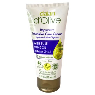 dalan 達欖 頂級橄欖油 強效修護霜 72小時保濕 手足身體適用, 60ml, 1件