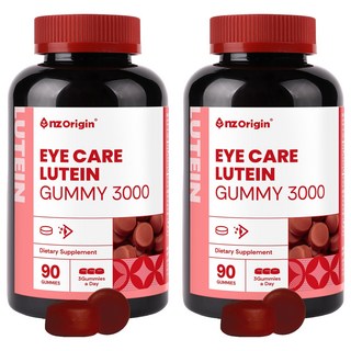 nz Origin 葉黃素3000軟糖, 90顆, 2罐