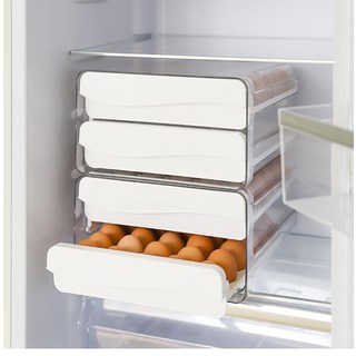 네이쳐리빙 에그쏙 2단 60구 계란 트레이 보관용기, 혼합색상, 1개