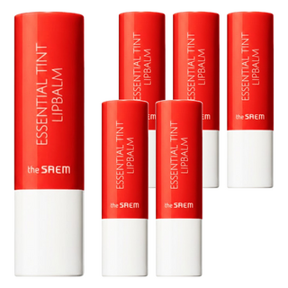 THE SAEM 得鮮 潤色精華護唇膏, OR01, 4g, 6件