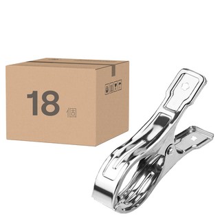 曬衣夾 被夾 Set 6, 3組, 不鏽鋼銀色
