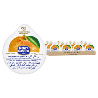 MENZ&GASSER 曼佳香橙果醬 200顆/盒 義大利產, 14g, 1盒