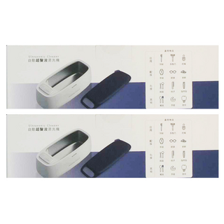 Kinyo 自動超聲波清洗機 UC-175 212 x 90 x 105mm 420ml 492g, 白色, 2盒