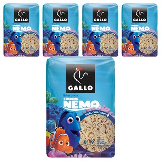 西班牙 GALLO 公雞牌 海底總動員造型義大利麵, 350g, 5包