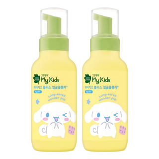 GREEN FINGER 綠手指 My Kids Plus三麗鷗版孩童潔顏慕斯, 2瓶, 200ml