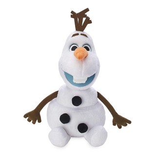 KHTOY 雪寶-毛茸茸款(12吋) 玩偶, 柔軟舒適, 迪士尼授權, 白色, 1個