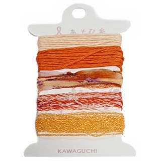 KAWAGUCHI 迷你編織器用線 多彩手工編織材料包, TK15-436, 1入