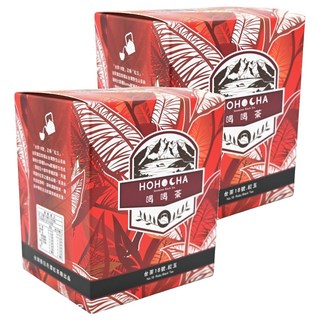HOHOCHA 喝喝茶 三角立體茶包 台茶18號 紅玉 (12入), 3g, 2盒