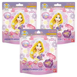 BANDAI 迪士尼魔法奇緣長髮公主入浴球, 55g, 3袋