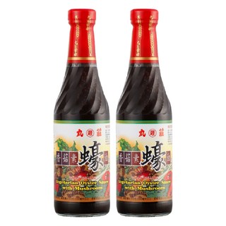 丸莊醬油 香菇素蠔油, 500g, 2瓶