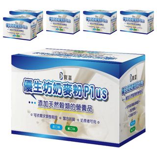 優生坊 奶麥粉 PLUS 甜口味 15包, 36g, 6盒