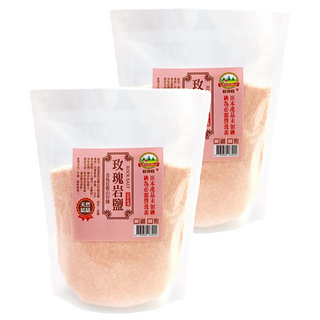 WON LAI WON 旺來旺 喜馬拉雅山玫瑰岩細鹽, 1kg, 2袋