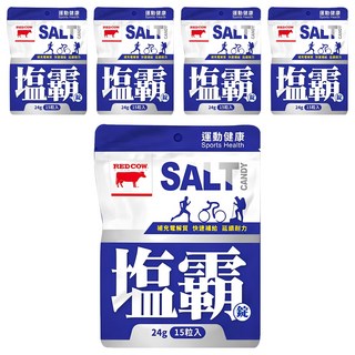 RED COW 紅牛 聰勁鹽霸錠, 24g 15顆入, 15顆, 1.6g, 5包