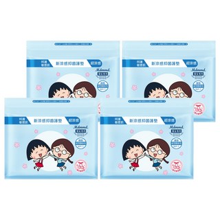 Mdmmd. 明洞國際 新涼感抑菌護墊 超涼感櫻花蜜桃香 櫻桃小丸子聯名, 4包, 20片, 15cm